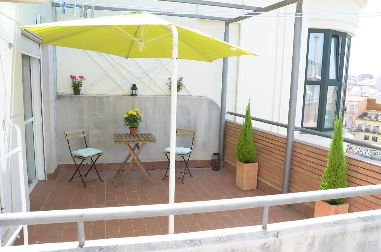 Habitacion Terraza Centro Málaga 0*,